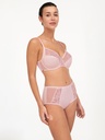 Soutien-gorge à armatures enveloppant CHANTELLE "Instants" C13A10 - Rose Dragée Lurex 0N4