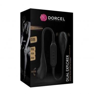 Vibromasseur gonflable télécommandé double stimulation DORCEL "Ultimate Expand"