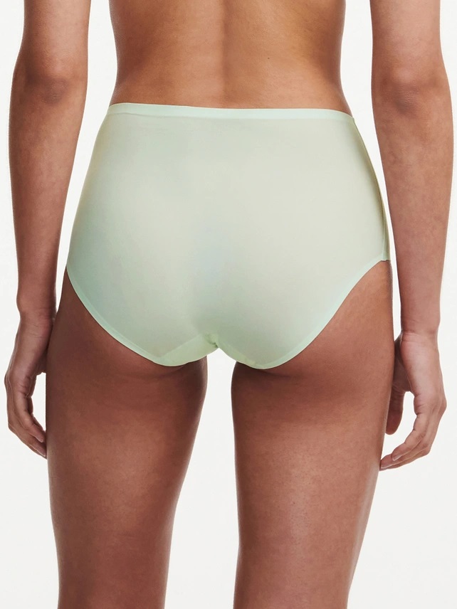 Culotte taille haute stretch invisible CHANTELLE "SoftStretch" C26470 - Vert d'Eau 00E