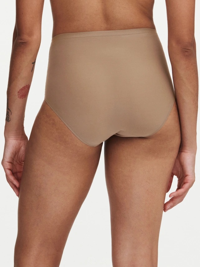 Culotte taille haute stretch invisible CHANTELLE "SoftStretch" C26470 - Terracotta 040