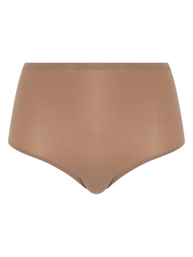 Culotte taille haute stretch invisible CHANTELLE "SoftStretch" C26470 - Terracotta 040