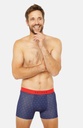 Boxer homme fantaisie 95% coton bio ARTHUR "Joli coeur" MAC - Marine Motif St Valentin SVALE23