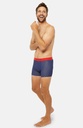 Boxer homme fantaisie 95% coton bio ARTHUR "Joli coeur" MAC - Marine Motif St Valentin SVALE23