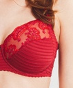 Soutien-gorge armatures classique emboitant LOUISA BRACQ "Elise" 419-01 - Rouge Baiser RGB