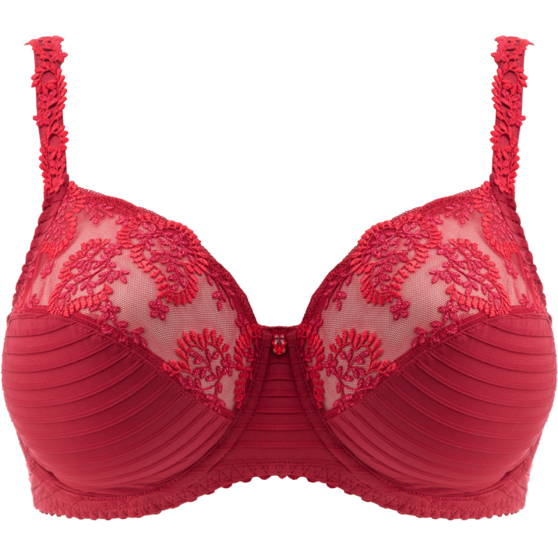 Soutien-gorge armatures classique emboitant LOUISA BRACQ "Elise" 419-01 - Rouge Baiser RGB