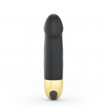 Vibromasseur rechargeable DORCEL "Real vibration S 2.0" Noir & Or (Face)