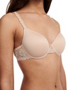 Soutien-gorge mémoire de forme emboitant CHANTELLE "Champs Elysées" C26060 - Beige Doré Multi 0IB