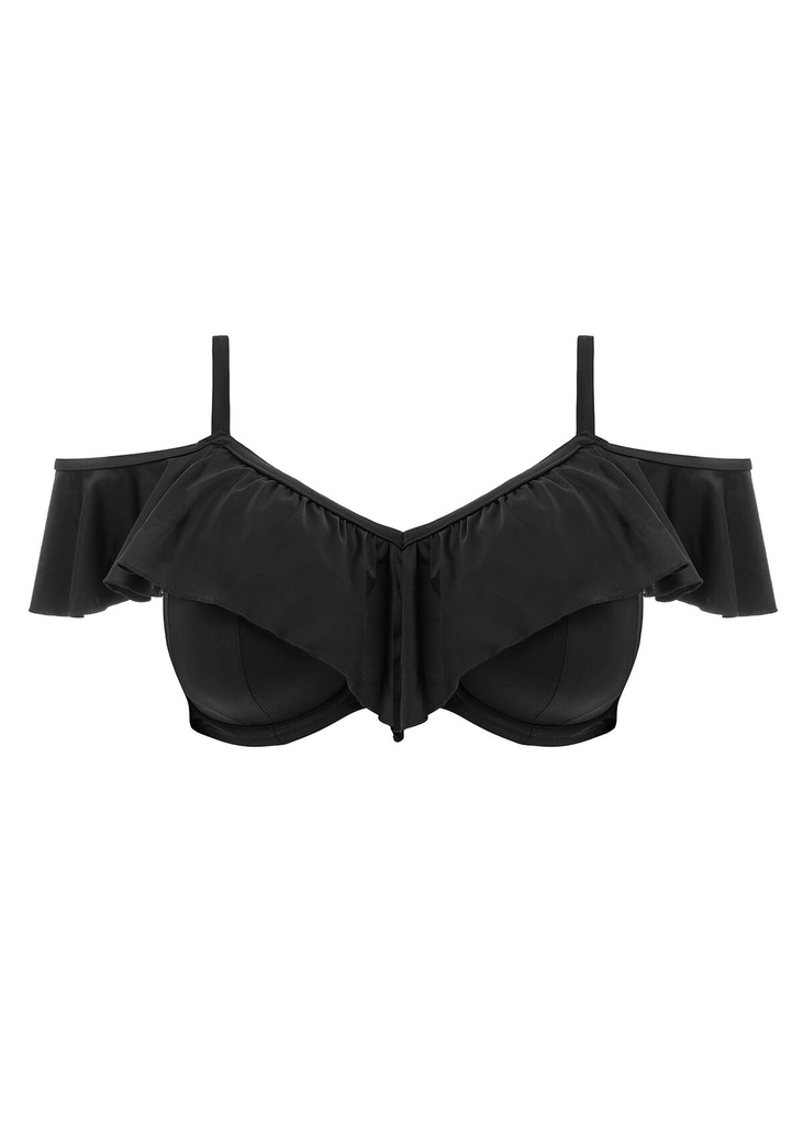 Haut de bikini avec volant ELOMI "Plain Sailing" ES7283 - Noir BLK