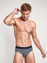 Slip homme fantaisie 90% coton CALIDA "Grafic Cotton" 22061 - Dark Sapphire