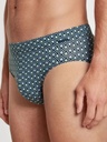 Slip homme fantaisie 90% coton CALIDA "Grafic Cotton" 22161 - Dark Sapphire 479