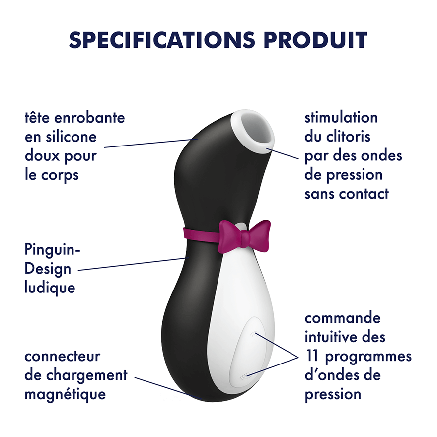 Stimulateur clitoridien à air pulsé SATISFYER "Pro 2"