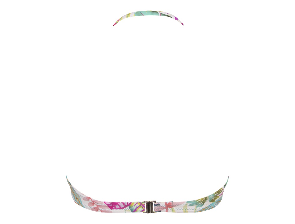 Bikini bandeau & slip hauteur variable ANTIGEL "La Muse des Iles" EBB7166 & FBB0336 - Ile Paradis 1902
