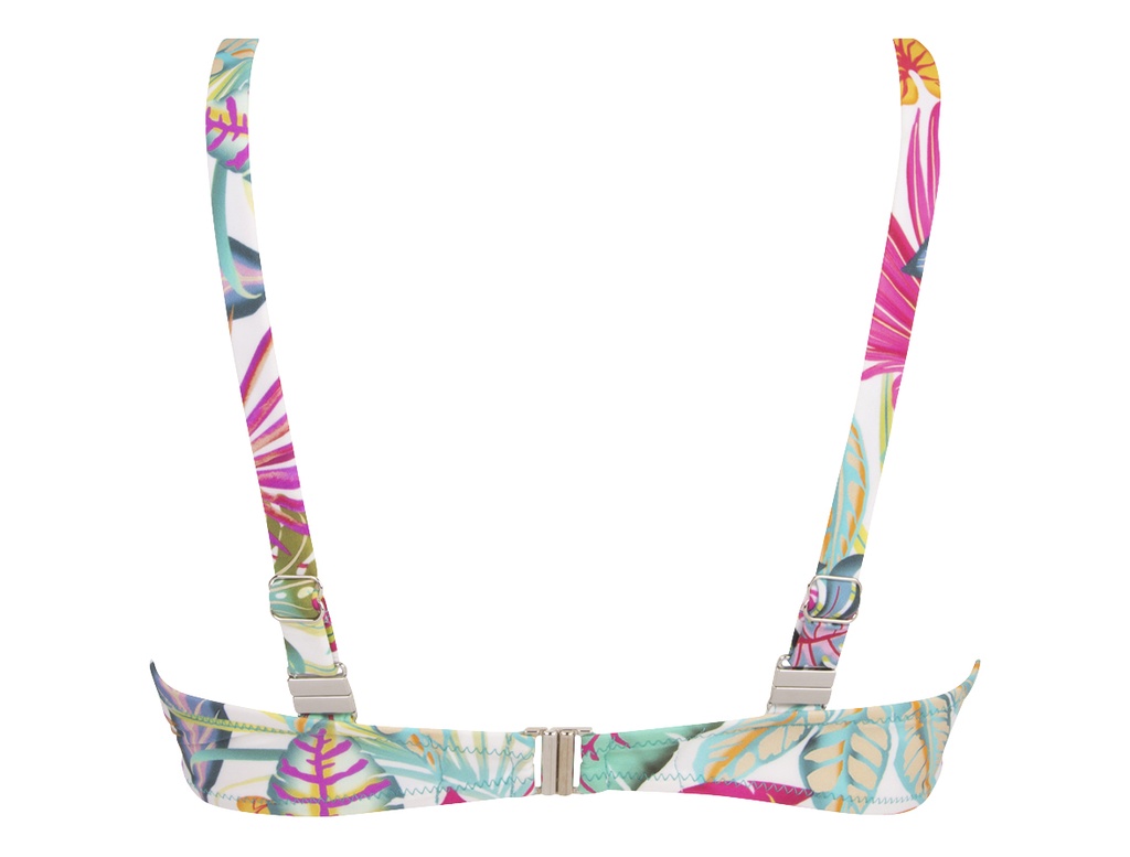 Bikini armature triangle & slip hauteur variable ANTIGEL "La Muse des Iles" FBB3266 &  FBB 0366 - Ile Paradis 1902