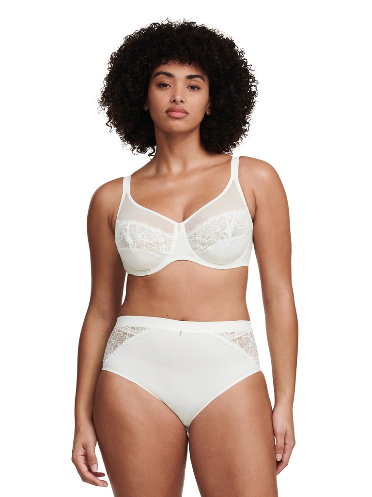 Soutien-gorge armaturé très enveloppant CHANTELLE "Orangerie Dream" C17Q10 - Milk 0LW