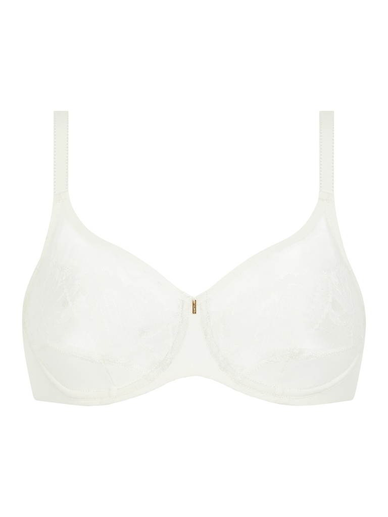 Soutien-gorge armaturé très enveloppant CHANTELLE "Orangerie Dream" C17Q10 - Milk 0LW