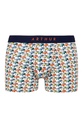 Boxer homme fantaisie 95% coton bio ARTHUR "2 Chevaux" MAC - Blanc Motif 2CV 2CVE23