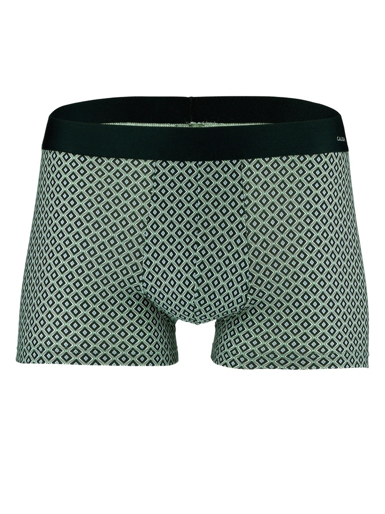 Boxer homme fantaisie coton CALIDA "Cotton Code Design" 26685 - Iris Green 613