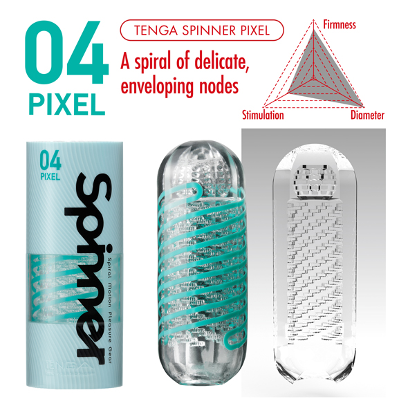 Masturbateur pour homme TENGA "Spinner" - Tetra 01