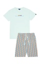 Pyjama Short 100% coton bio ARTHUR "Pyjashort" PAU - Multicolore 2CVE23