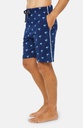 Pyjama Short 100% coton bio ARTHUR "Palmier" PAU - Marine PALME23