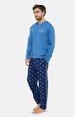 Pyjama Long 100% coton bio ARTHUR "Palmier" ULY - Multicolore PALME23