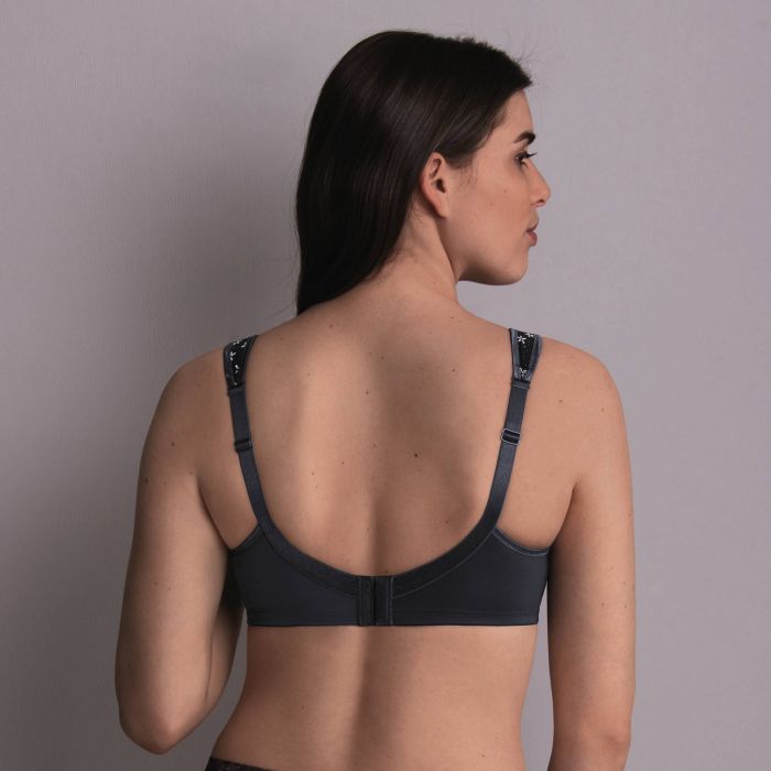 Soutien gorge sans armature moulé top confort ANITA "Clara art" 5854 - Anthracite 408