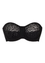 Soutien-gorge bandeau armatures WACOAL "Halo Lace" WA854205 - Noir BLK