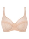 Soutien-gorge armaturé enveloppant CHANTELLE "True Lace" C11M10 - Beige Doré 01N