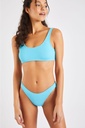 Bikini brassière & slip échancré BANANA MOON "Scrunchy" Justin & Naida - Turquoise JAA14