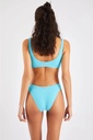 Bikini brassière & slip échancré BANANA MOON "Scrunchy" Justin & Naida - Turquoise JAA14
