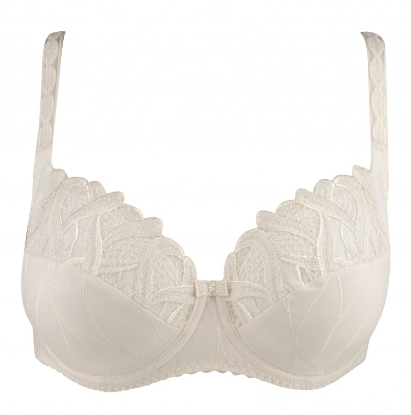 Soutien-gorge armatures en 3 parties emboitant LOUISA BRACQ "Julia" 477-01 - Blanc BLC