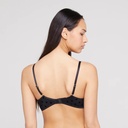 Soutien-gorge Emboitant avec armatures LOU "Larmes de Rose" 14346 - Noir 030