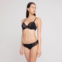 Soutien-gorge Emboitant avec armatures LOU "Larmes de Rose" 14346 - Noir 030