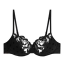 Soutien-gorge Emboitant avec armatures LOU "Larmes de Rose" 14346 - Noir 030