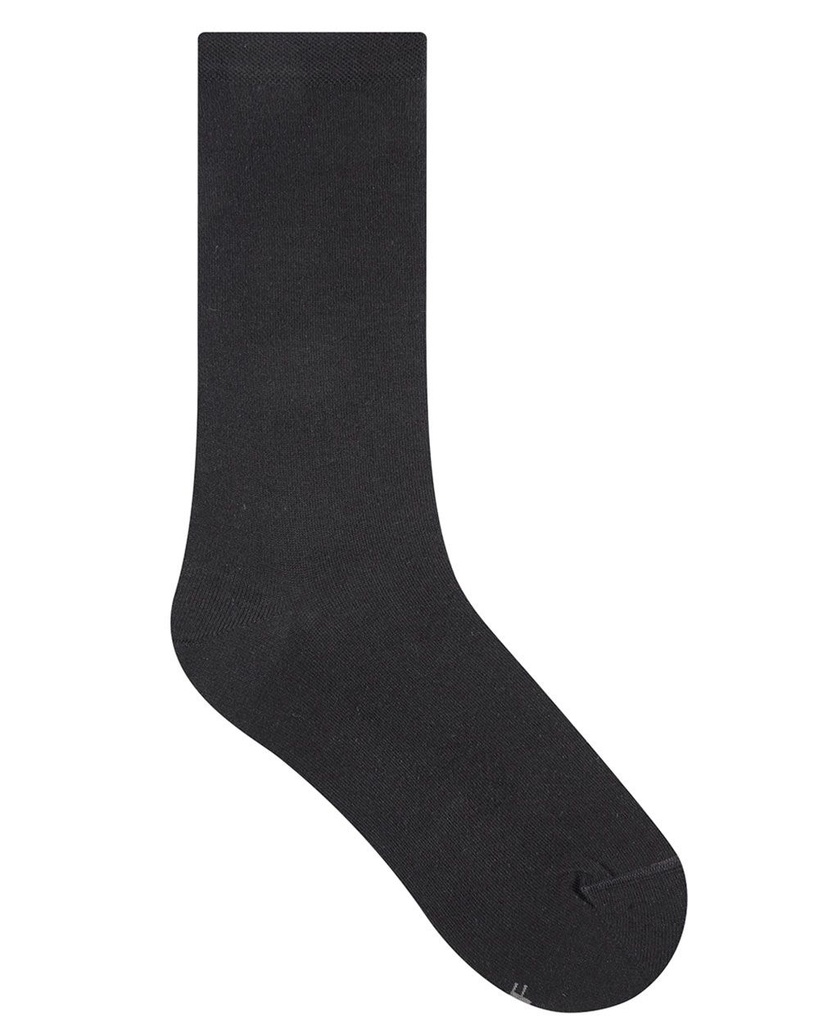 Chaussettes Dame BLEU FORET "Coton Peigné" FBU6338 - Noir AR5