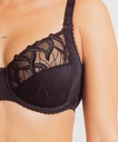 Soutien-gorge armatures en 3 parties emboitant LOUISA BRACQ "Julia" 477-01 - Noir NRO