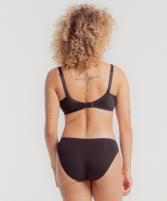 Slip LOUISA BRACQ "Julia" 477-30 - Noir NRO