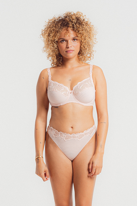 String LOUISA BRACQ "Elise" 419-60 - Nude Rose NDR