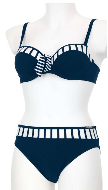 Bikini à armatures paddé SUNFLAIR "N.O.S." 71118 - Marine 30