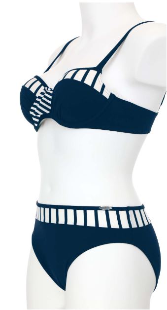 Bikini à armatures paddé SUNFLAIR "N.O.S." 71118 - Marine 30
