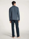 Pyjama long homme boutonné 100% coton CALIDA "Relax Imprint" 40780 - Dark Sapphire 479