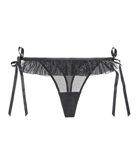 Ensemble nuit transparent sexy AUBADE "Boite à Désir" P043 - Noir