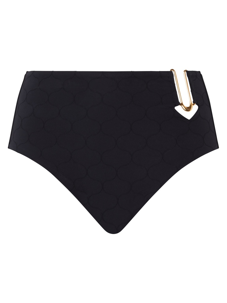 Bas de Bikini Culotte Taille Haute CHANTELLE "Glow" C15T80 - Noir 011