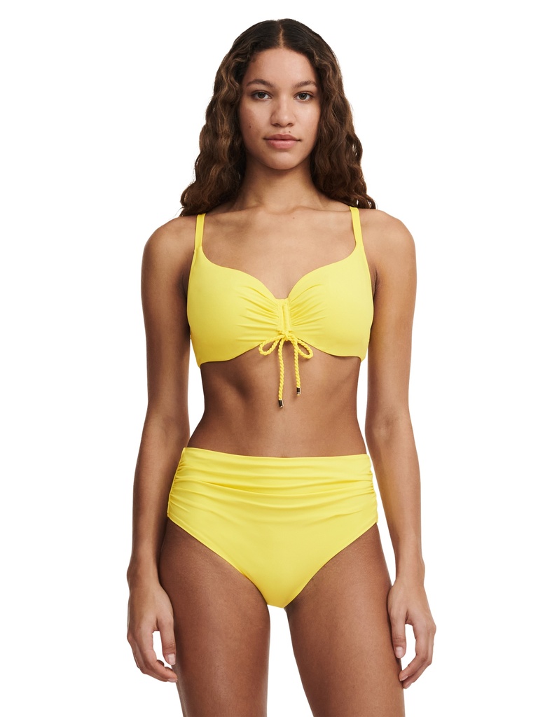 Haut de Bikini soutien-gorge souple armaturé enveloppant CHANTELLE "Inspire" C10G10 - Soleil 02W