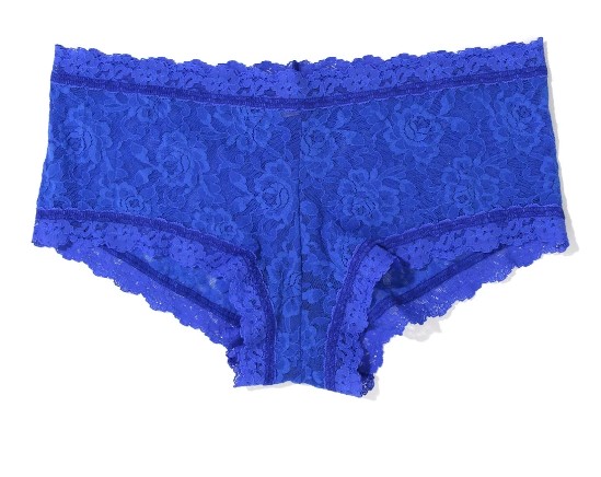 Shorty dentelle stretch HANKY PANKY "Boyshort" 4812P - Blue solace BSOL