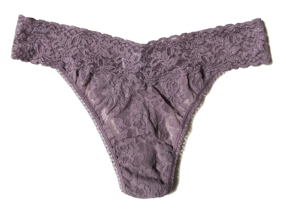 String dentelle stretch HANKY PANKY "Original Rise Thong" 4811P - Dusk