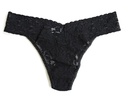 String dentelle stretch HANKY PANKY "Original Rise Thong" 4811P - Noir