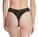 String dentelle stretch HANKY PANKY "Original Rise Thong" 4811P - Noir