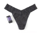 String dentelle stretch HANKY PANKY "Original Rise Thong" 4811P - Granite