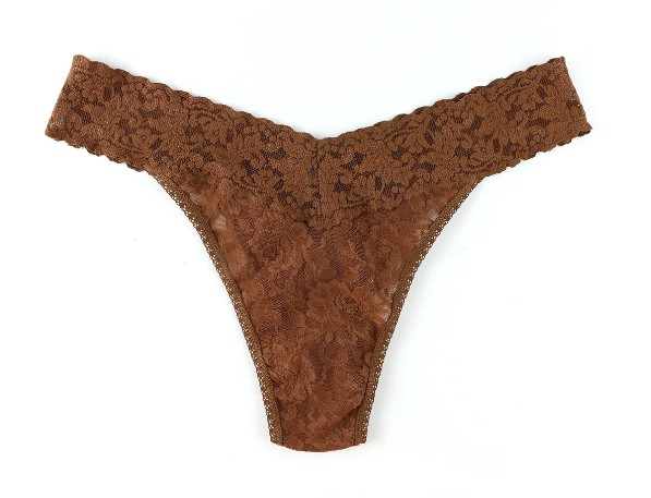 String dentelle stretch HANKY PANKY "Original Rise Thong" 4811P - Macchiato MACB